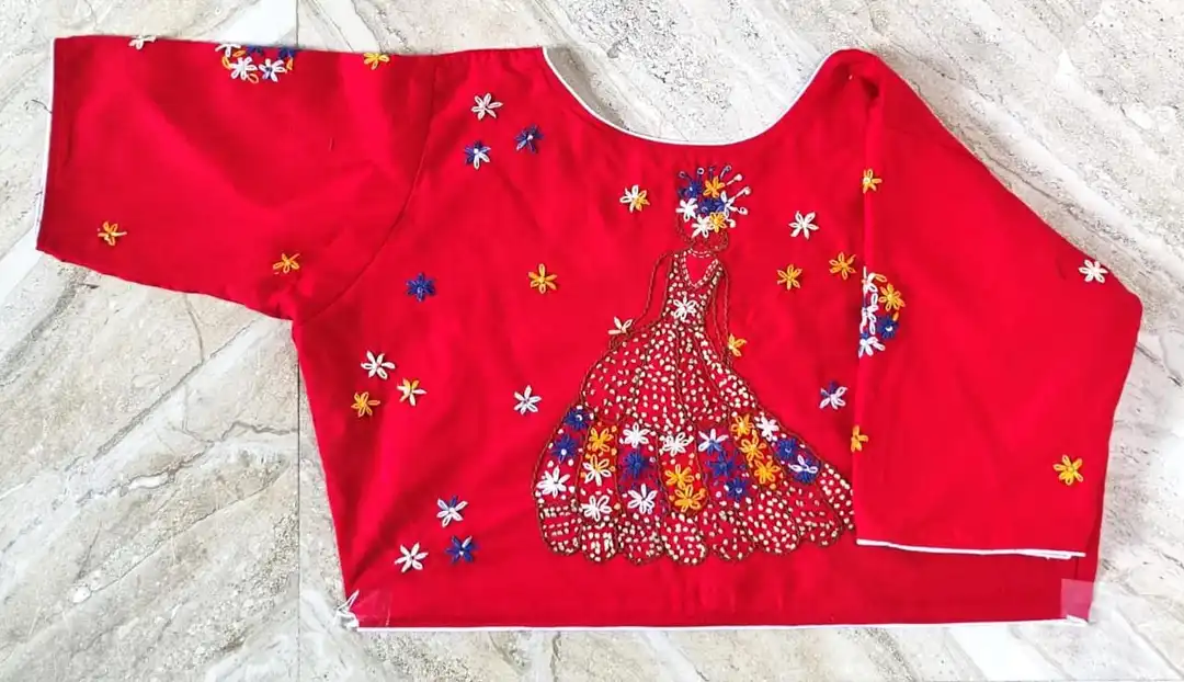 *Girl embroidery blouse* uploaded by Bandhani handcrafted on 5/5/2024