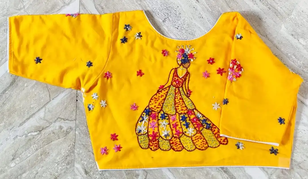 *Girl embroidery blouse* uploaded by Bandhani handcrafted on 5/10/2023
