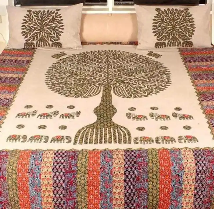 Tree of life bed sheet uploaded by Desert pastorale producer company on 5/10/2023
