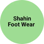Business logo of Shahin foot wear