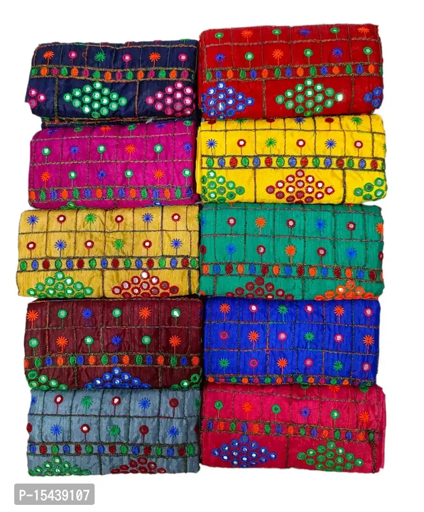 Embroidery Work Blouse Bits Pack Of 10 uploaded by RUHI TEX FAB on 5/10/2023