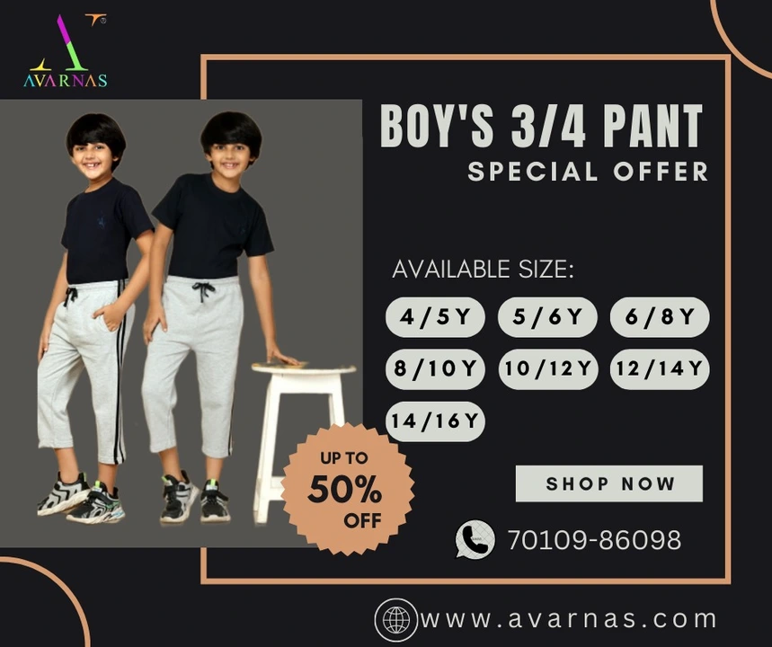 BOY'S PREMIUM COLLECTIONS T-SHIRT  uploaded by Avarnas on 5/28/2024