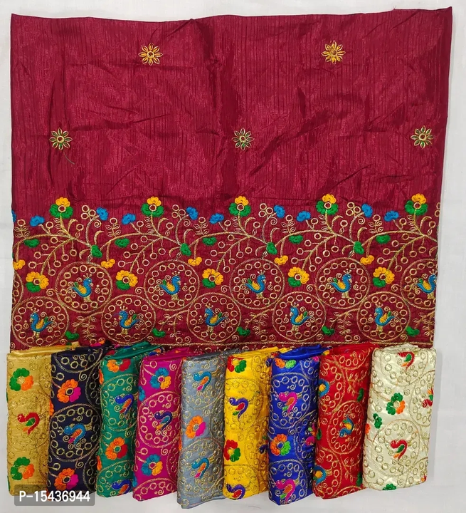 Jari Embroidery Work Blouses uploaded by RUHI TEX FAB on 5/10/2023