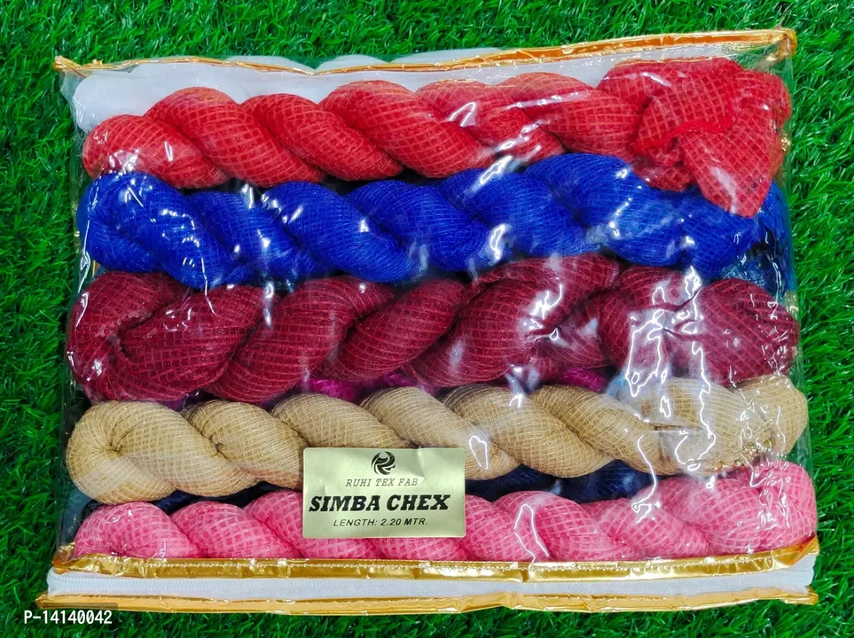 Simba Chex Latkan Dupattas Pack Of 10 uploaded by RUHI TEX FAB on 5/10/2023