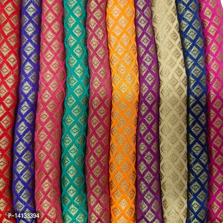 Brocade Blouse Pieces Pack Of 10 uploaded by RUHI TEX FAB on 5/10/2023