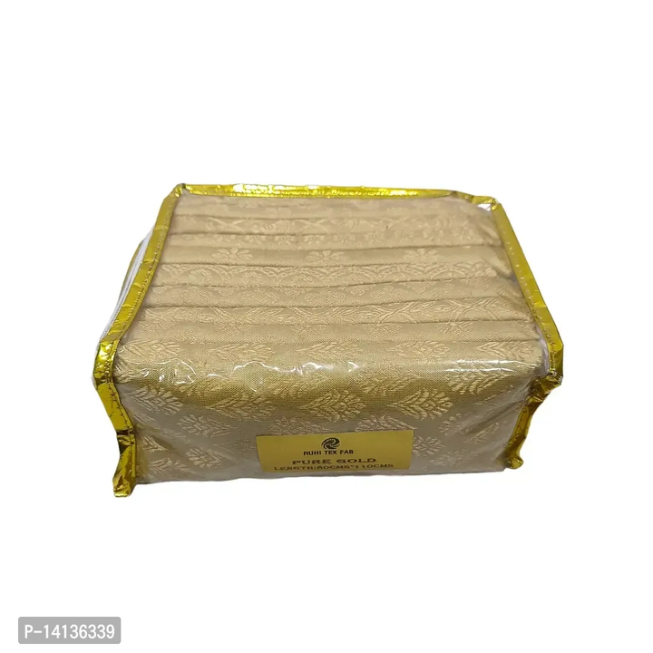 Golden Brocade Blouse Bits Pack Of 10 uploaded by RUHI TEX FAB on 5/10/2023