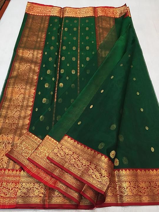 Post image Hey! Checkout my new collection called Chanderi katan silk Sarees handloom.