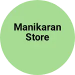 Business logo of manikaran store