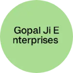 Business logo of Gopal ji enterprises