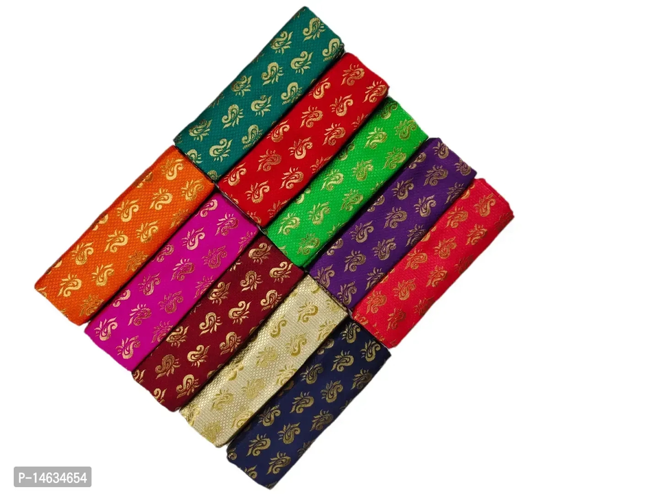Jacquard Blouse Bits Pack of 10 uploaded by RUHI TEX FAB on 5/10/2023