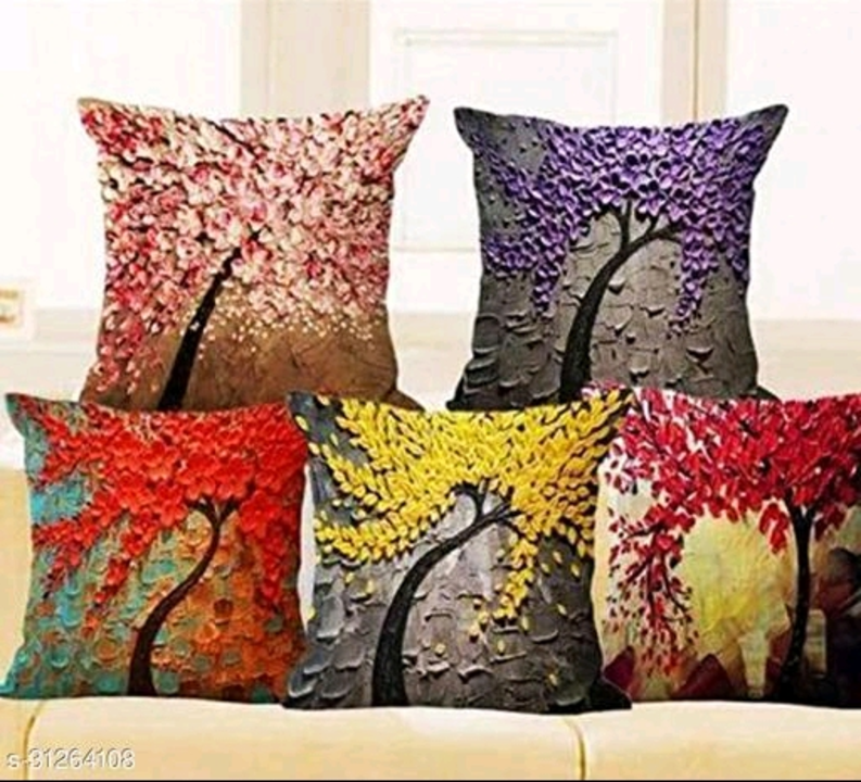 DIGITAL PRINT 5 PC CUSHION COVER SET. 16X16 INCHES. uploaded by business on 5/10/2023
