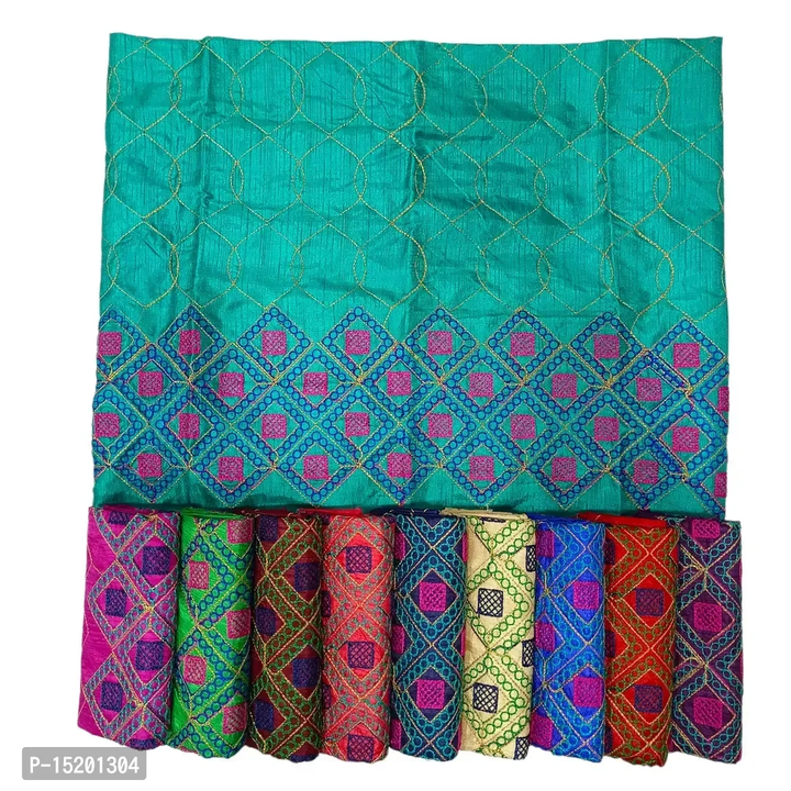 Embroidery Work Blouse Pieces Pack Of 10 uploaded by RUHI TEX FAB on 5/10/2023