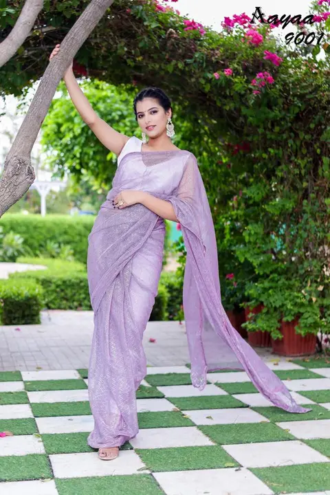 Party wear saree uploaded by business on 5/10/2023
