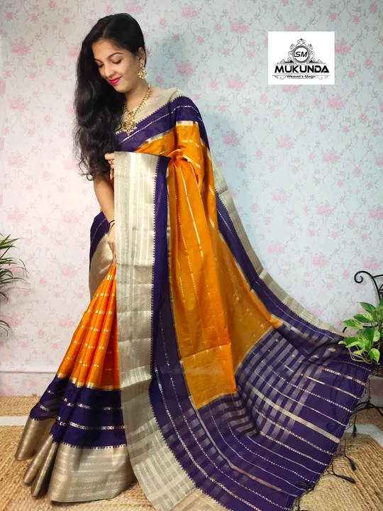 Banarasi daeyble warm silk soft saree  uploaded by Zainab fashion on 5/10/2023