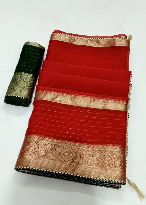 Orgenga fabric  uploaded by Murari lal textile on 5/10/2023