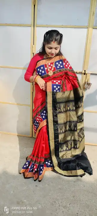 Patchwork best quality saree  uploaded by Mahavir saree shop on 5/10/2023