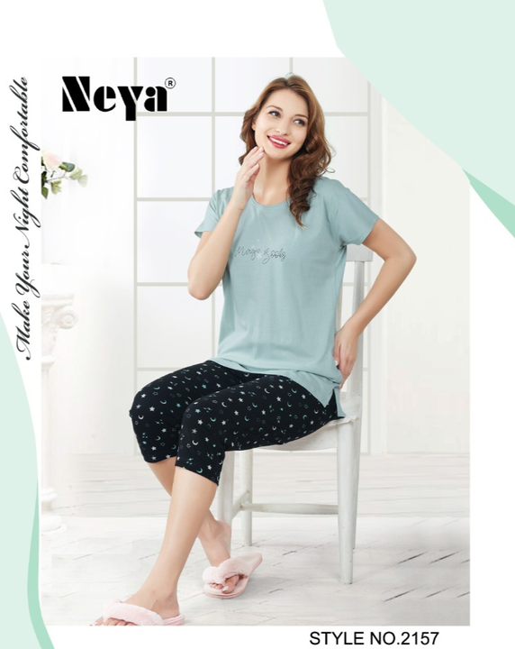 T-Shirts capri nightsuits  uploaded by Neya International on 5/10/2023