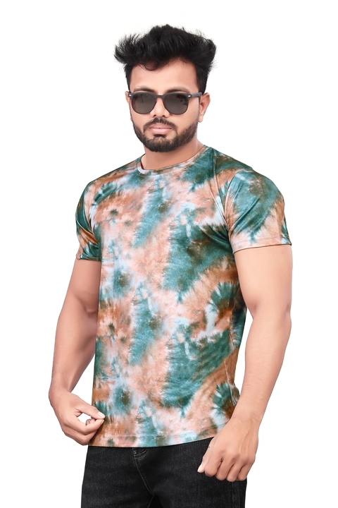 Lycra printed T-shirts for men uploaded by Shreeji Fashion on 5/29/2024