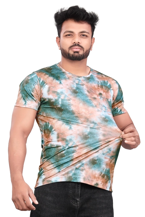 Lycra printed T-shirts for men uploaded by SARVMIDAM on 5/10/2023