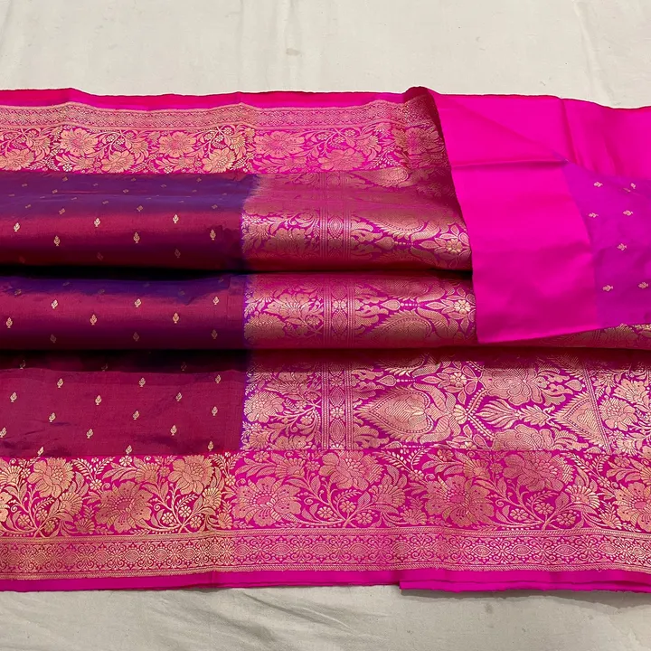 Pure Handloom kataan silk with Antique zari uploaded by Ayesha Fabrics on 5/10/2023