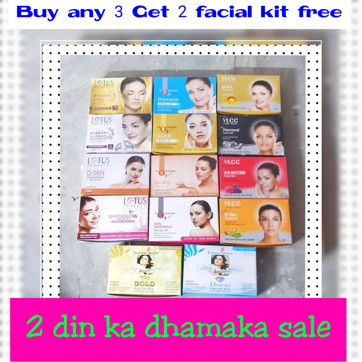 Buy 3 facial kit get 2 free  uploaded by Rs enterprises on 5/10/2023