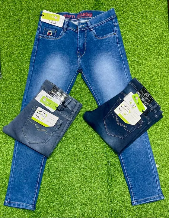 👖 *NEW POLY KNITTED JEANS*👖  uploaded by SATYOSHAM INDUSTRIES PRIVATE LIMITED on 5/10/2023