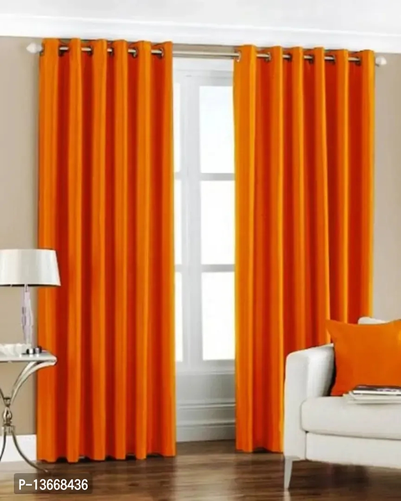 Elegant Polyester Semi Transparent Door Curtains (Pack Of 2) uploaded by Smart Store on 5/10/2023