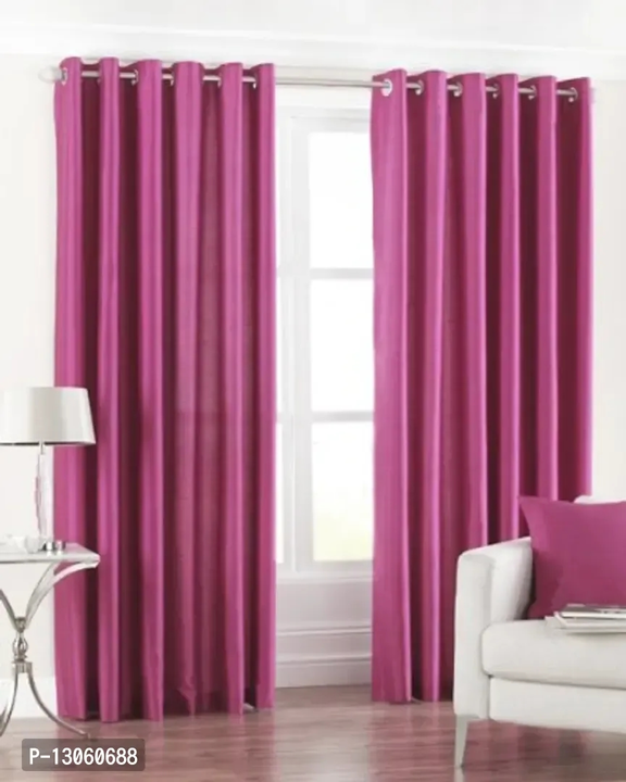 Elegant Polyester Semi Transparent Door Curtains (Pack Of 2) uploaded by Smart Store on 5/10/2023