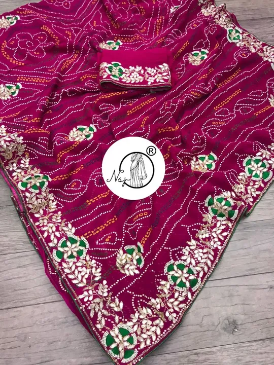 presents A beautiful ojariya saree❤️❤️❤️bodar’s 


beautiful colour combination saree for all ladies uploaded by Gotapatti manufacturer on 5/10/2023