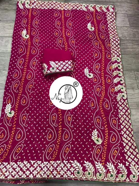 presents A beautiful ojariya saree❤️❤️❤️bodar’s 


beautiful colour combination saree for all ladies uploaded by Gotapatti manufacturer on 5/10/2023