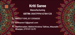 Business logo of Kriti saree