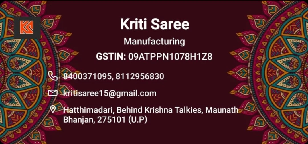 Post image Kriti saree has updated their profile picture.