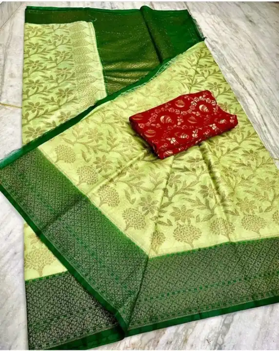 Semi dupiyon saree uploaded by Bs_textiles7 on 5/10/2023