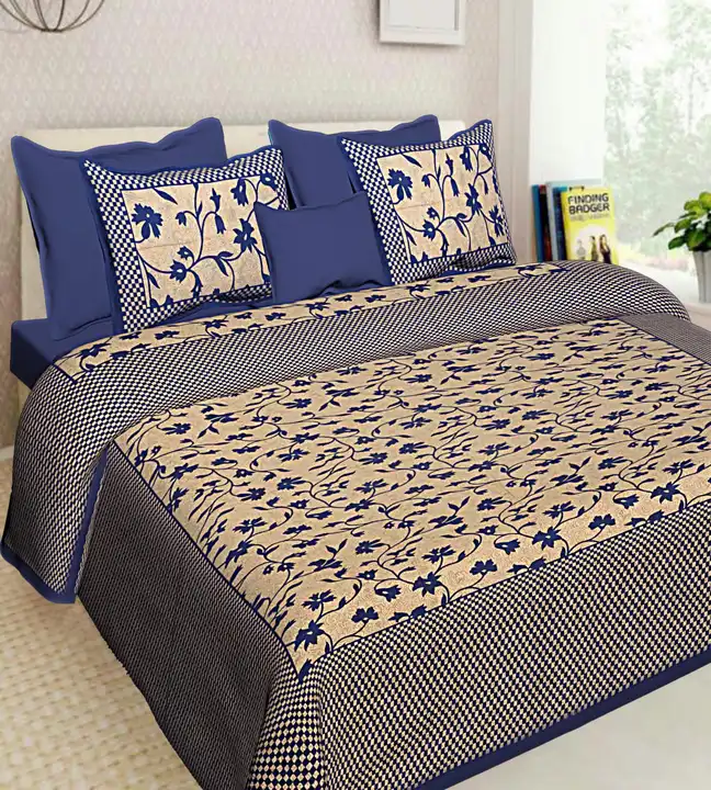 84" X 92" , Double Bedsheet with 2 Pillow covers uploaded by Online Ladies Dresses on 5/11/2023