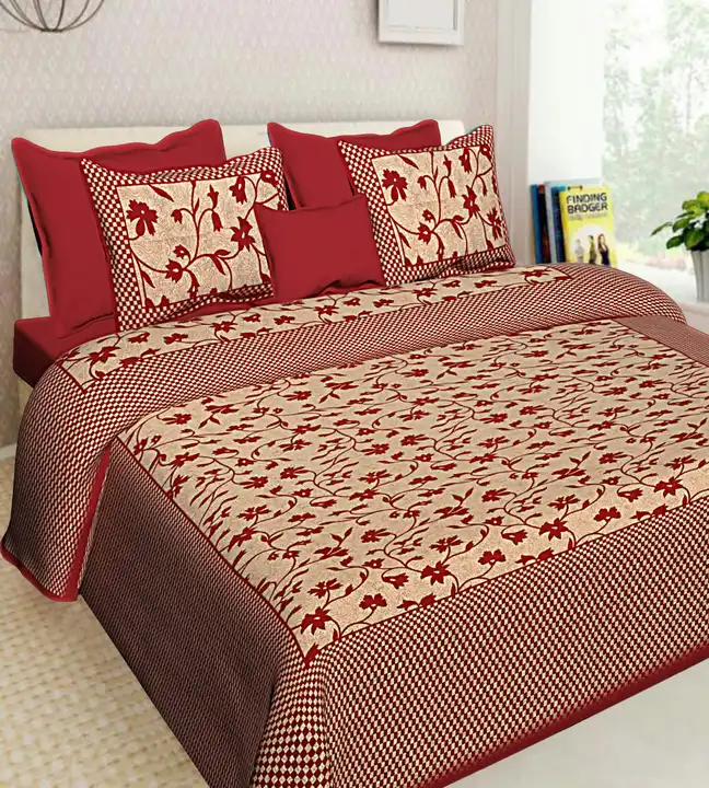 84" X 92" , Double Bedsheet with 2 Pillow covers uploaded by Online Ladies Dresses on 5/11/2023