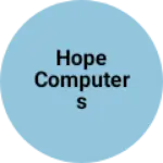Business logo of Hope Computers