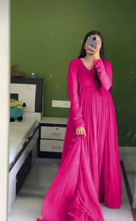 Party wear gown uploaded by Taha fashion from surat on 5/11/2023