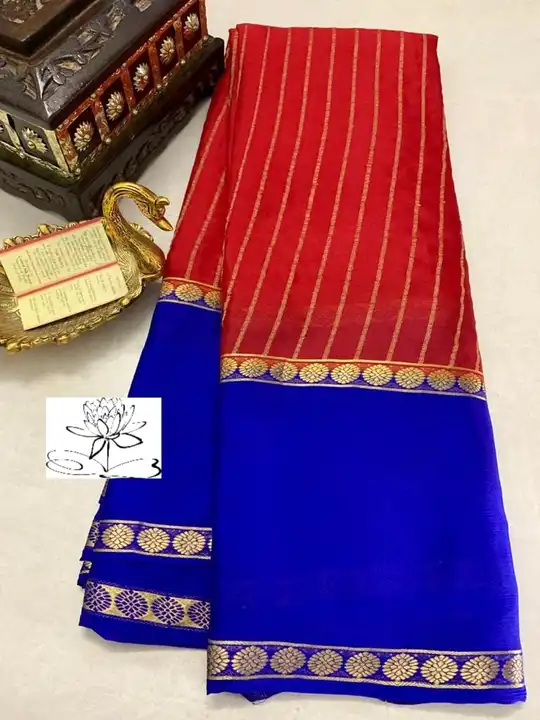 Banarasi Soft Semi Gorget Silk Saree 2D Dyed  uploaded by G.N.S. on 5/11/2023