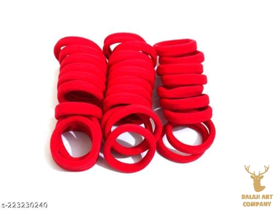 30pcs pack red rubber band  uploaded by BALAJI ART  on 5/11/2023