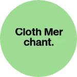 Business logo of Cloth merchant.