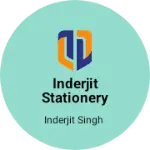 Business logo of Inderjit stationery mart