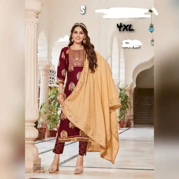 Kurti pant and dupatta uploaded by Taha fashion from surat on 5/11/2023