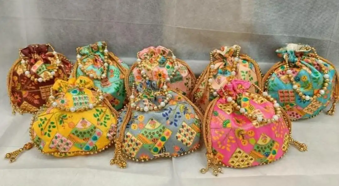 Potli bags with kite exclusive print  uploaded by Amazing Bags on 5/11/2023