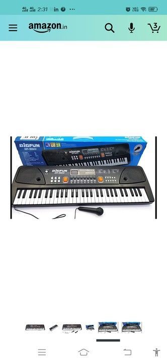 Electrical keyboard cum piano  uploaded by Demya kids fashion and toys on 3/9/2021