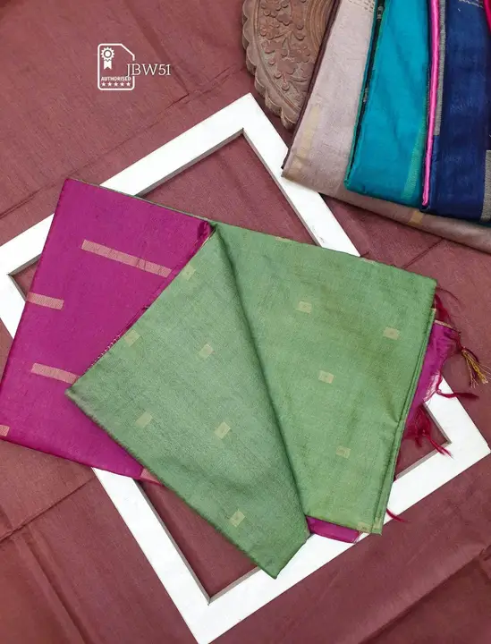 Cota staple silk saree  uploaded by HANDLOOM SAREE BUTIQUE  on 5/11/2023