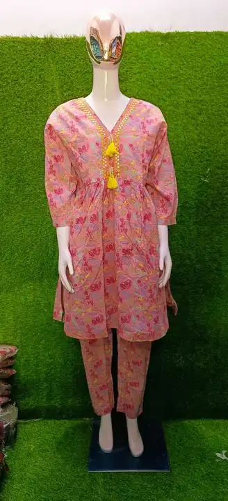 Cotton Kurti with pent  uploaded by Divyanshi fashion on 5/11/2023