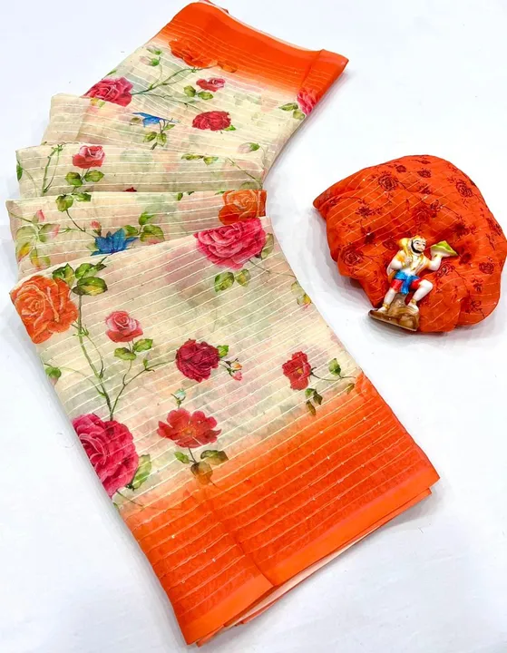 New georgette saree uploaded by VINAYAK CREATION on 5/11/2023