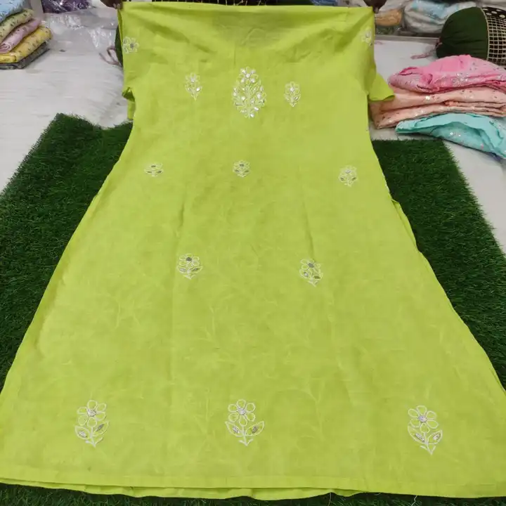 Ladies long kurti with sharara  uploaded by Lcf crafts (lucknow Chikan factory) on 5/11/2023