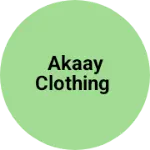 Business logo of Akaay clothing