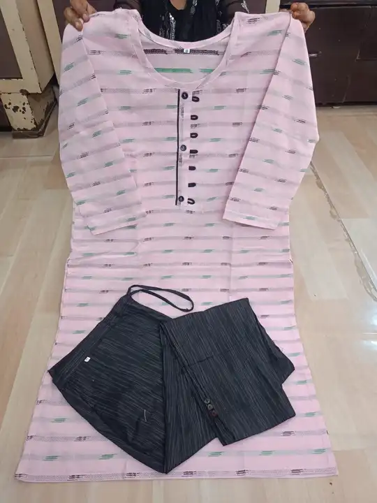 Light wight kurti with trouse  uploaded by Bilal Enterprises on 5/11/2023